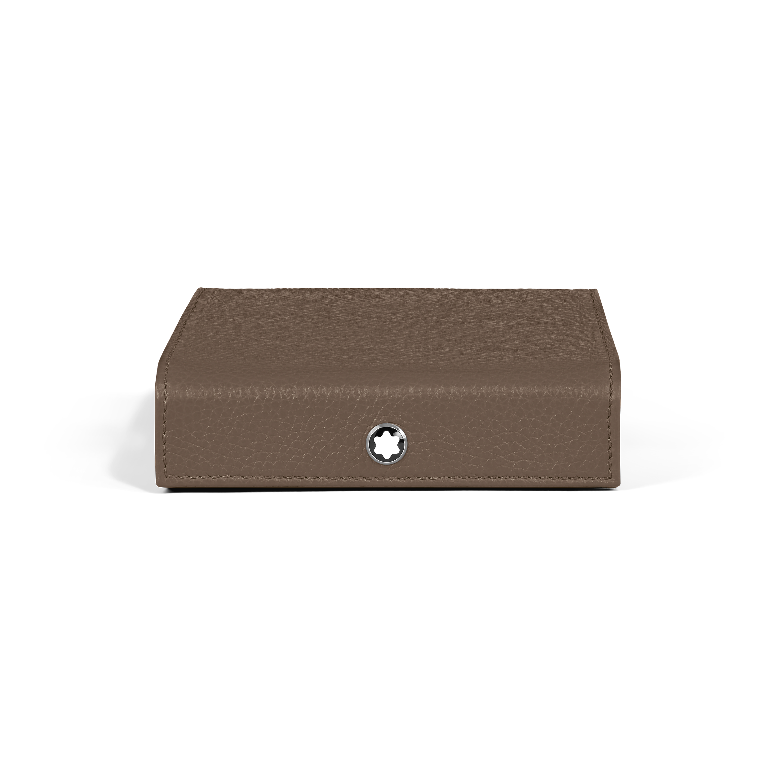 Montblanc - Travel Box For 4 Writing Instruments In Grained Leather - Leather - Mb137718 - Collector Boxes   Noisette