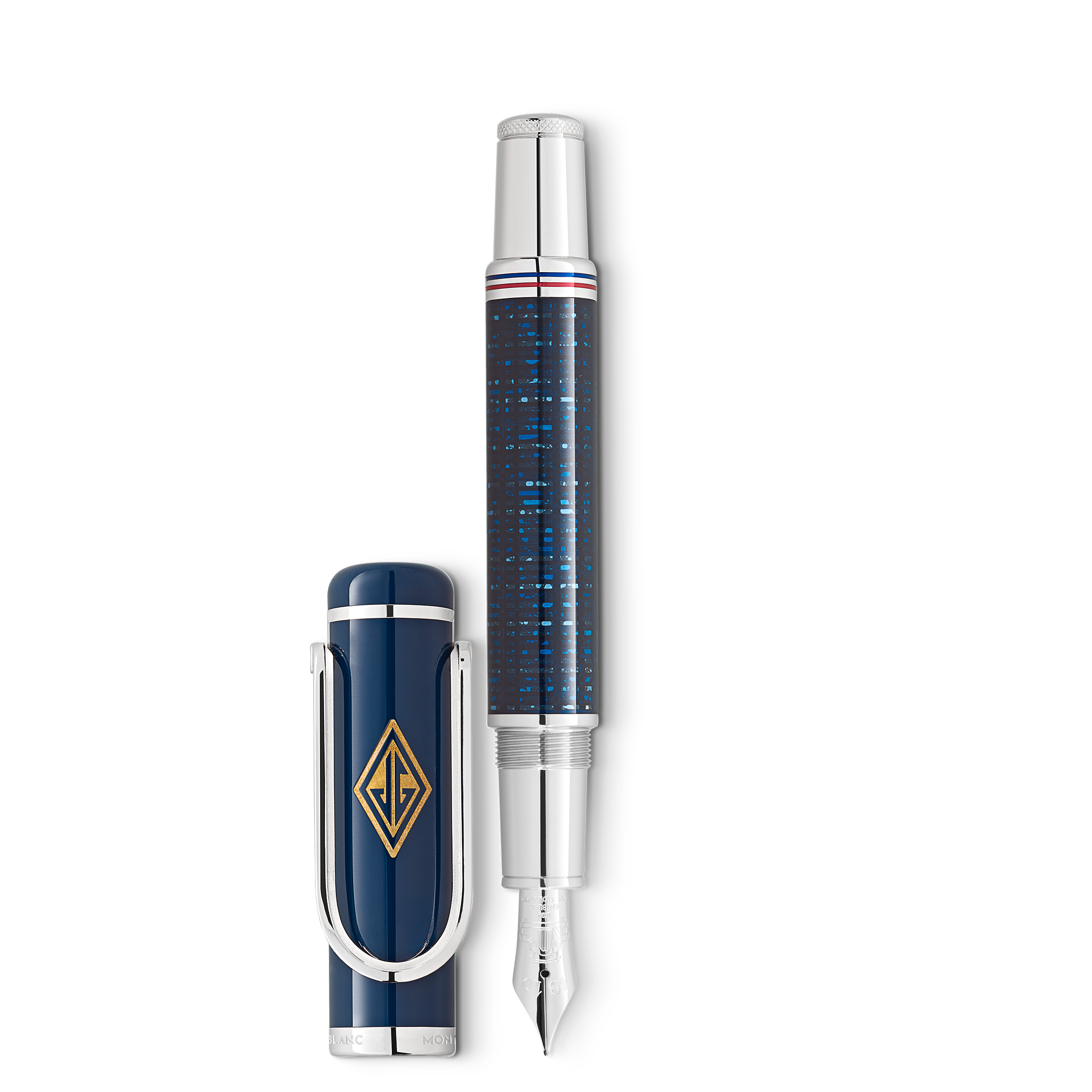 Montblanc - Great Characters Homage To The Great Gatsby Special Edition Fountain Pen - Precious Resin - Mb130656 - Fountain Pens   Blue