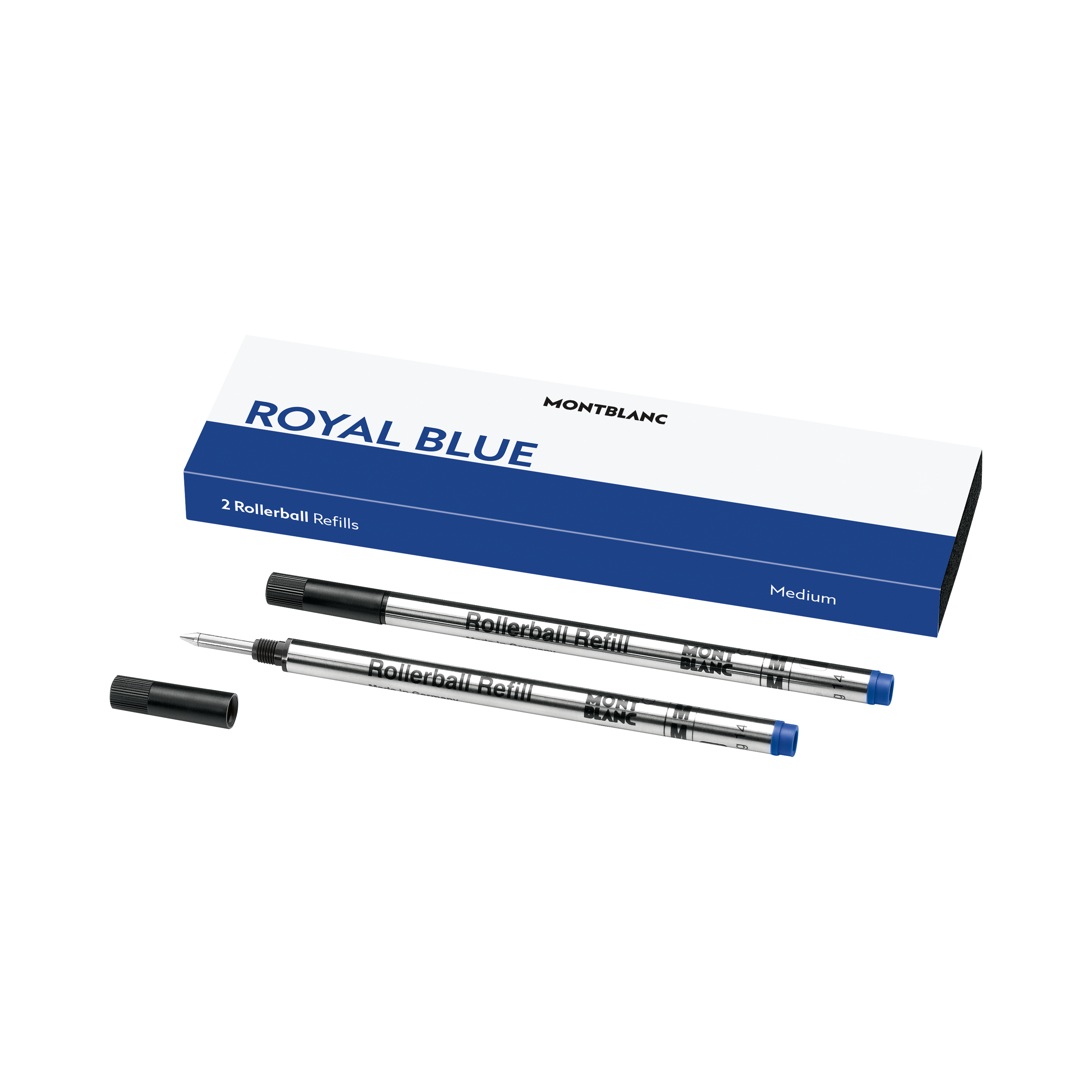 Montblanc Blau Ersatzpatronen + Tintenfass, Rollerpatronen (, 0.50 Mm, 2 Stk.) - Image 4