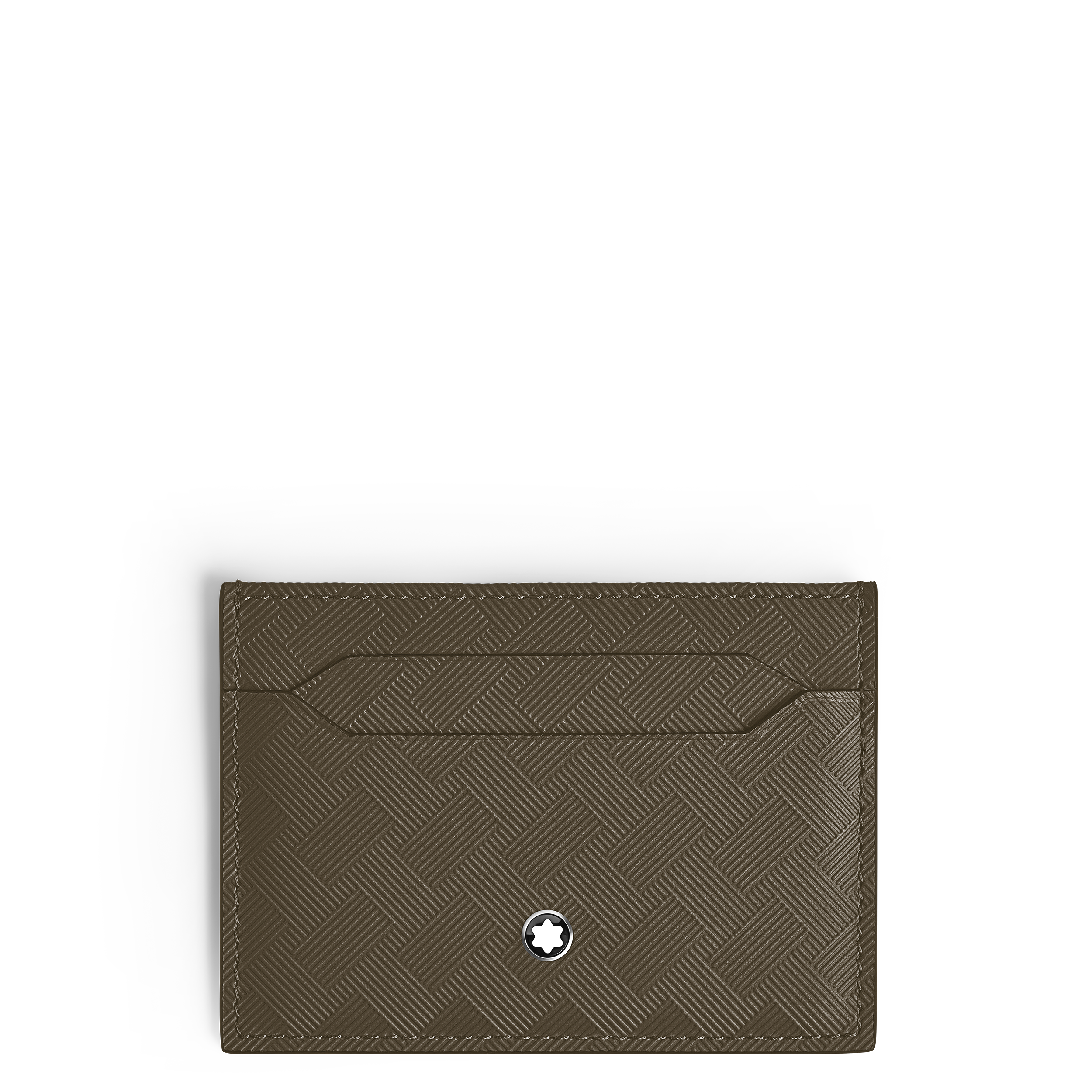 Montblanc - Card Holder 5Cc In Extreme Leather - Leather - Mb222474 - Card Holders   Khaki | Black