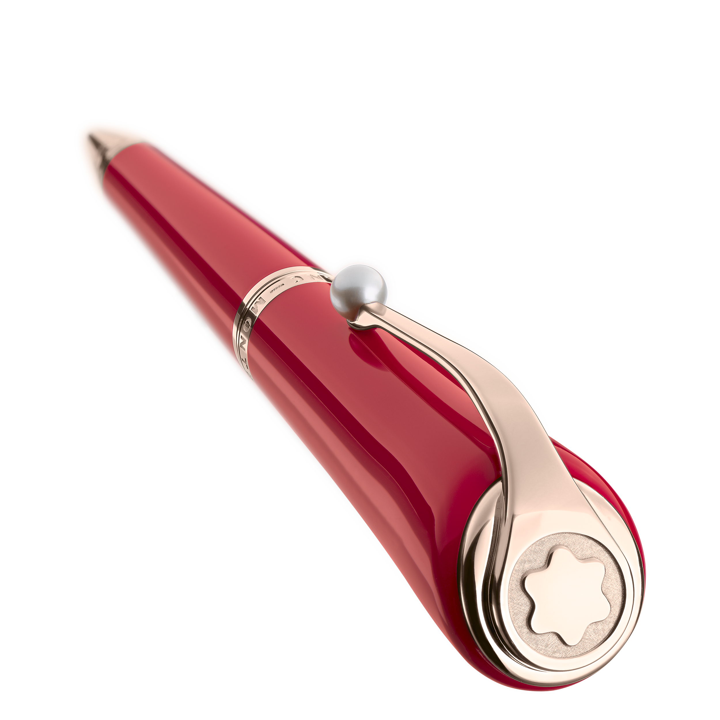  Montblanc - Penna A Sfera Marilyn Monroe Edizione Speciale - Rosso - Pregiata Resina - Mb132118 - Penne A Sfera 