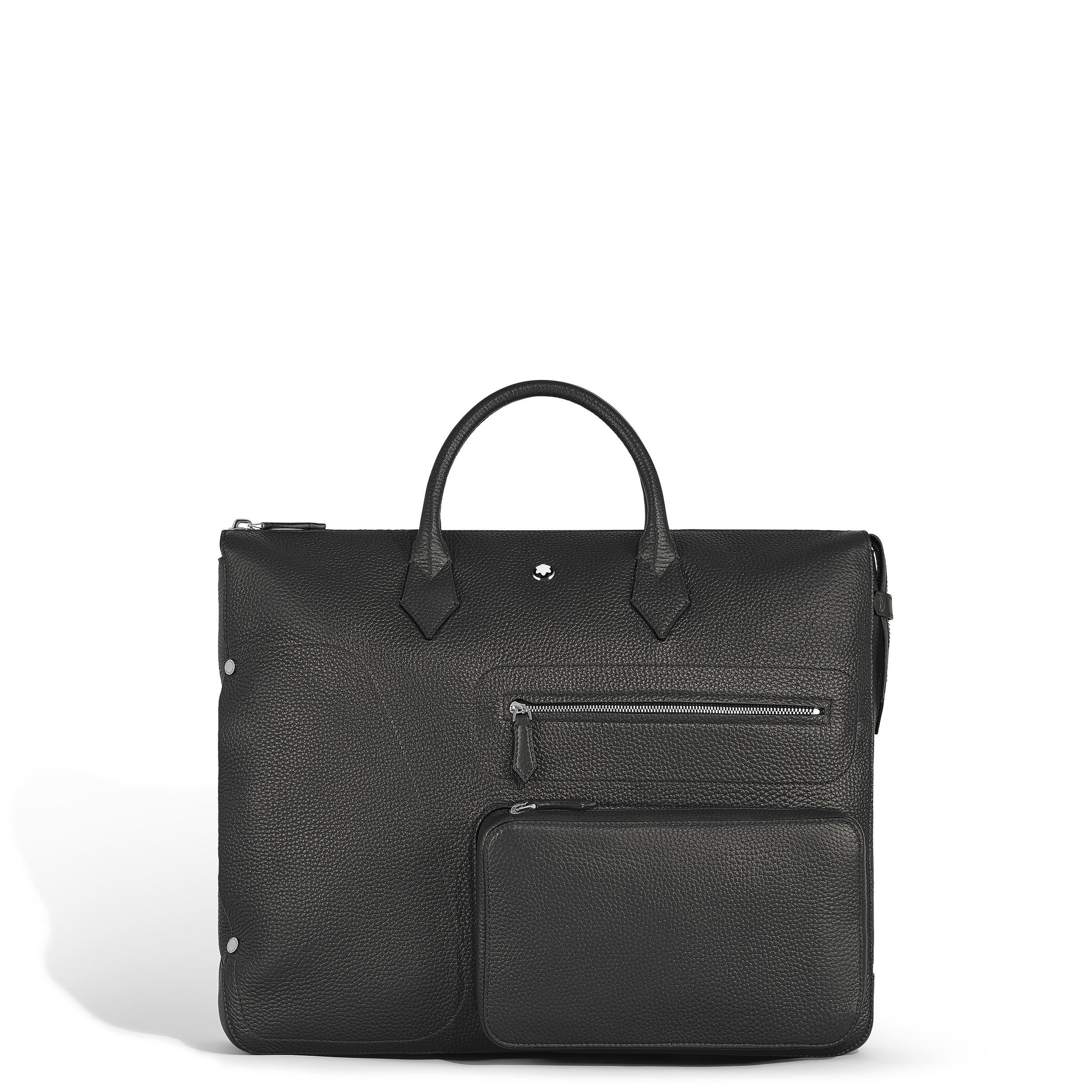 Montblanc - Companion Briefcase Large - Leather - Mb220192 - Tote Bags   Black