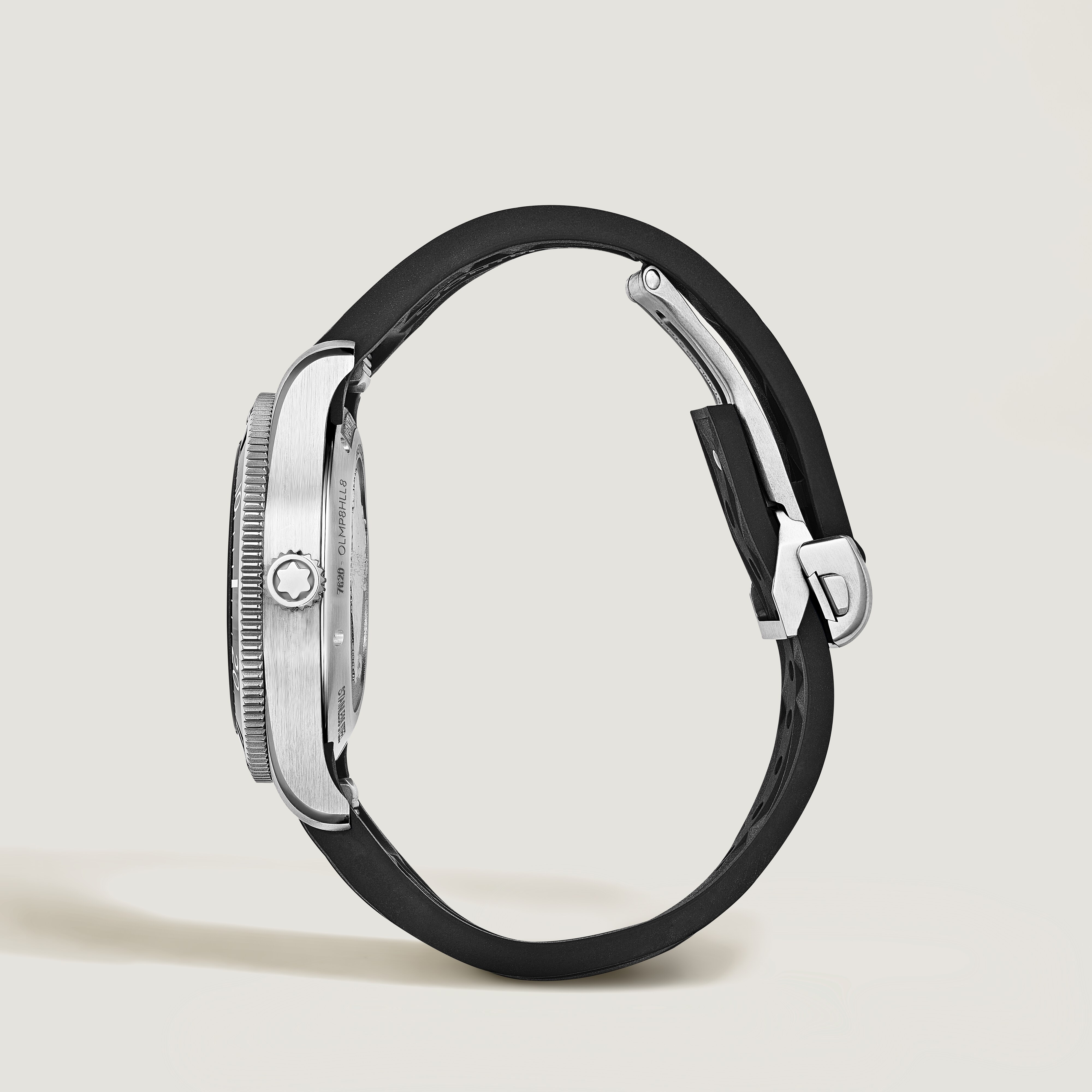  Montblanc - Montblanc Iced Sea Automatic Date 0 Oxygen - Nero - Acciaio - Ceramica - Mb136542 - Orologio 