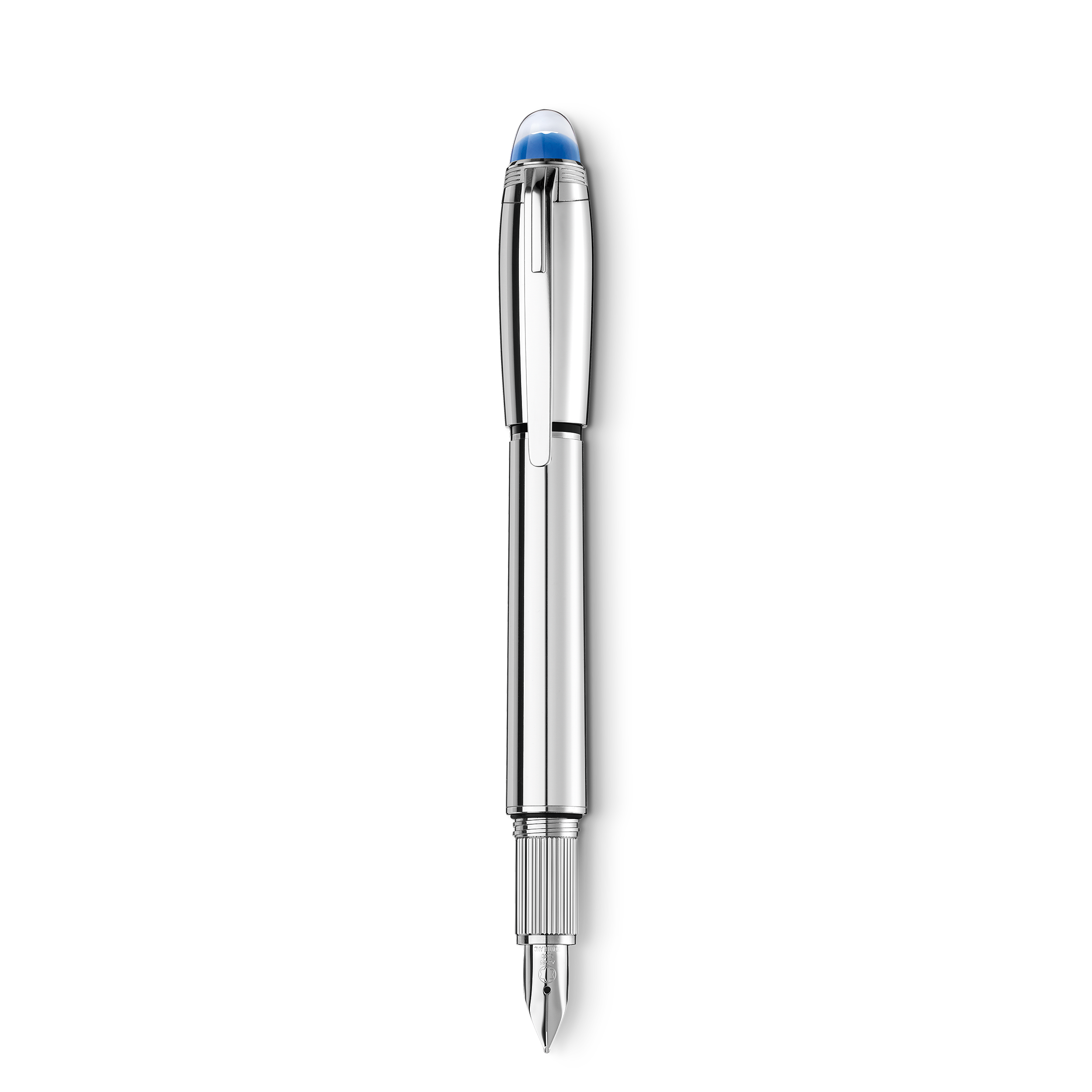 Montblanc - Starwalker Metal Fountain Pen Piston Converter - Metal - Mb132537 - Fountain Pens Platinum