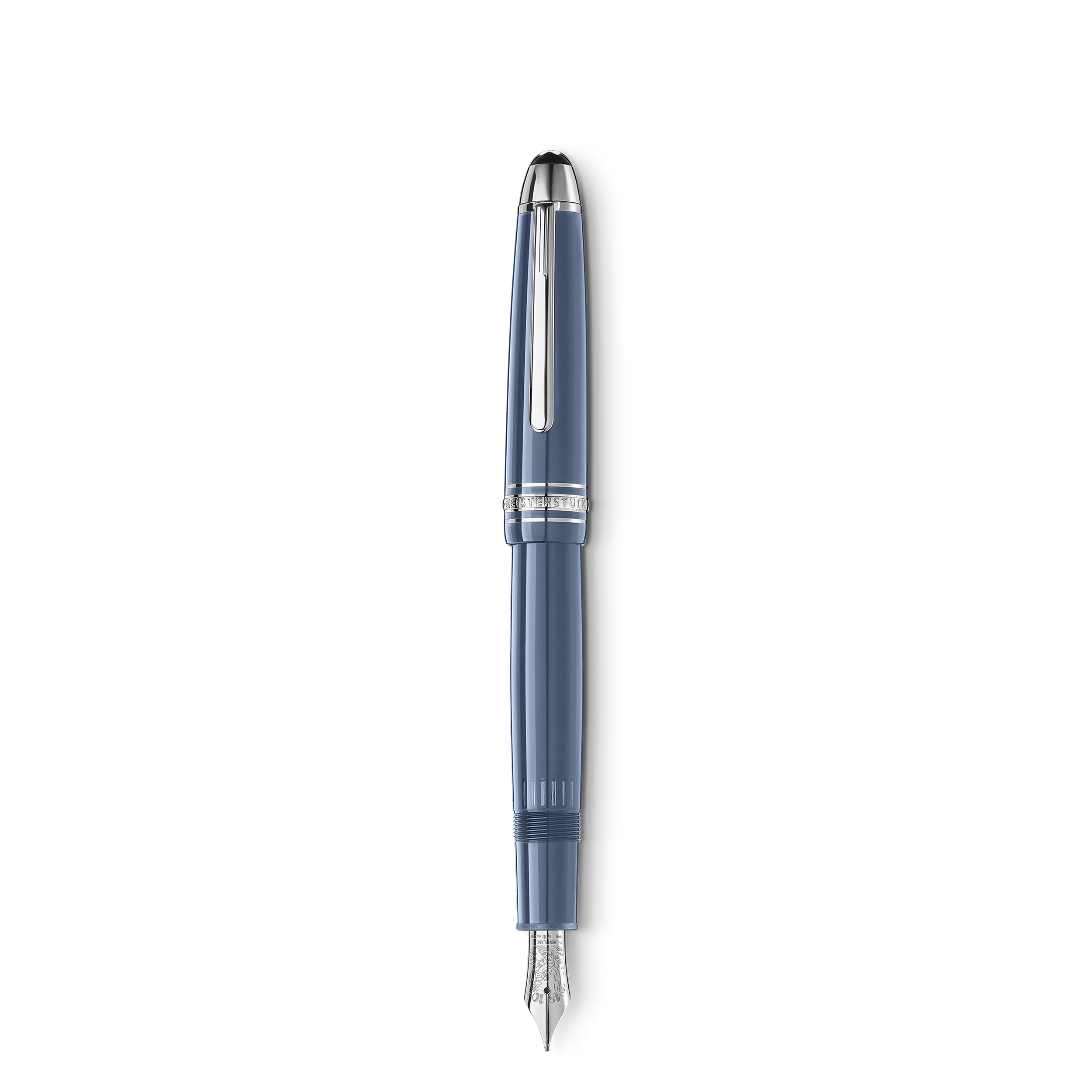 Montblanc - Meisterstück Glacier Legrand Fountain Pen - Precious Resin - Mb129392 - Fountain Pens Blue