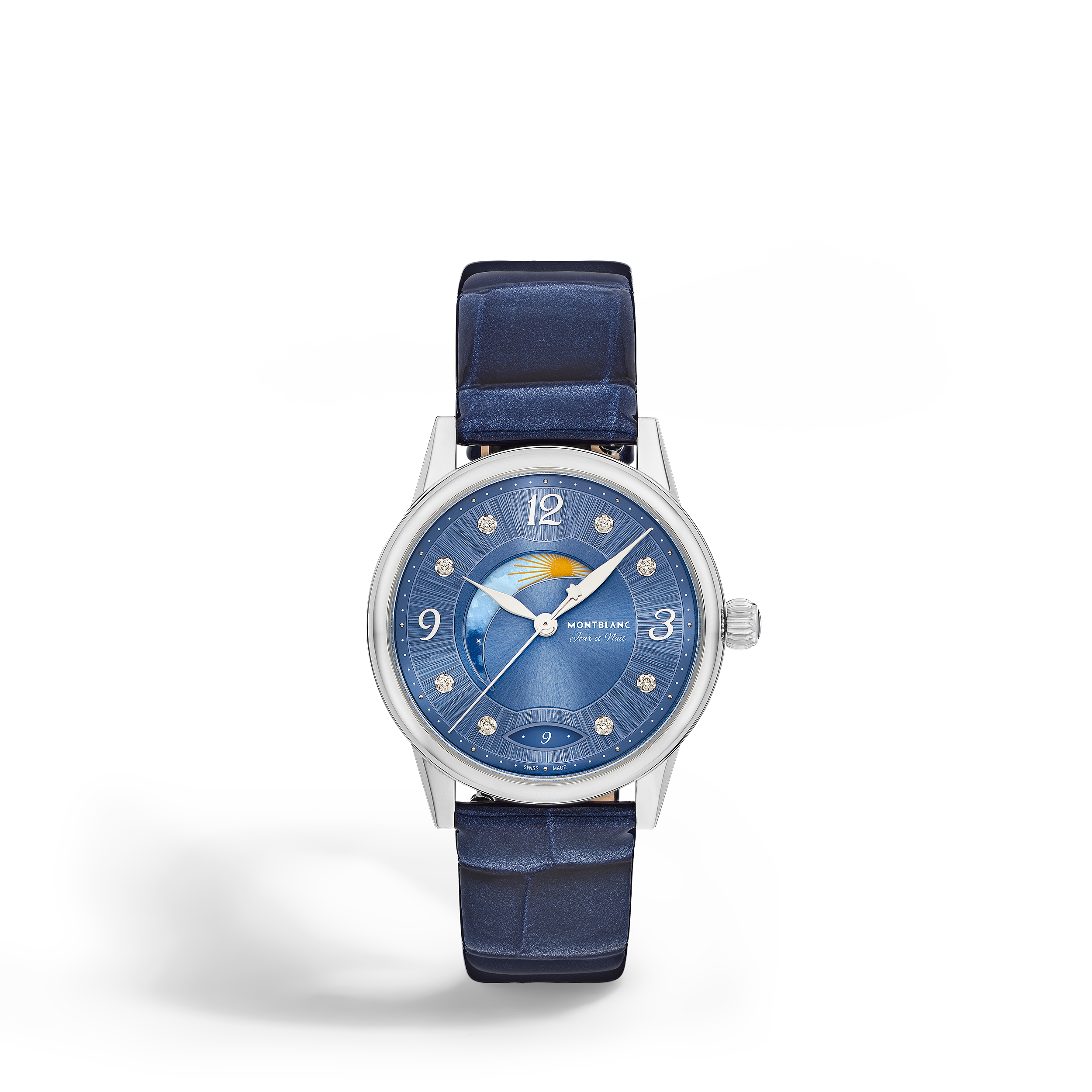 Montblanc - Bohème Day & Night 34 Mm - Steel - Mb133310 - Watch Women's Blue