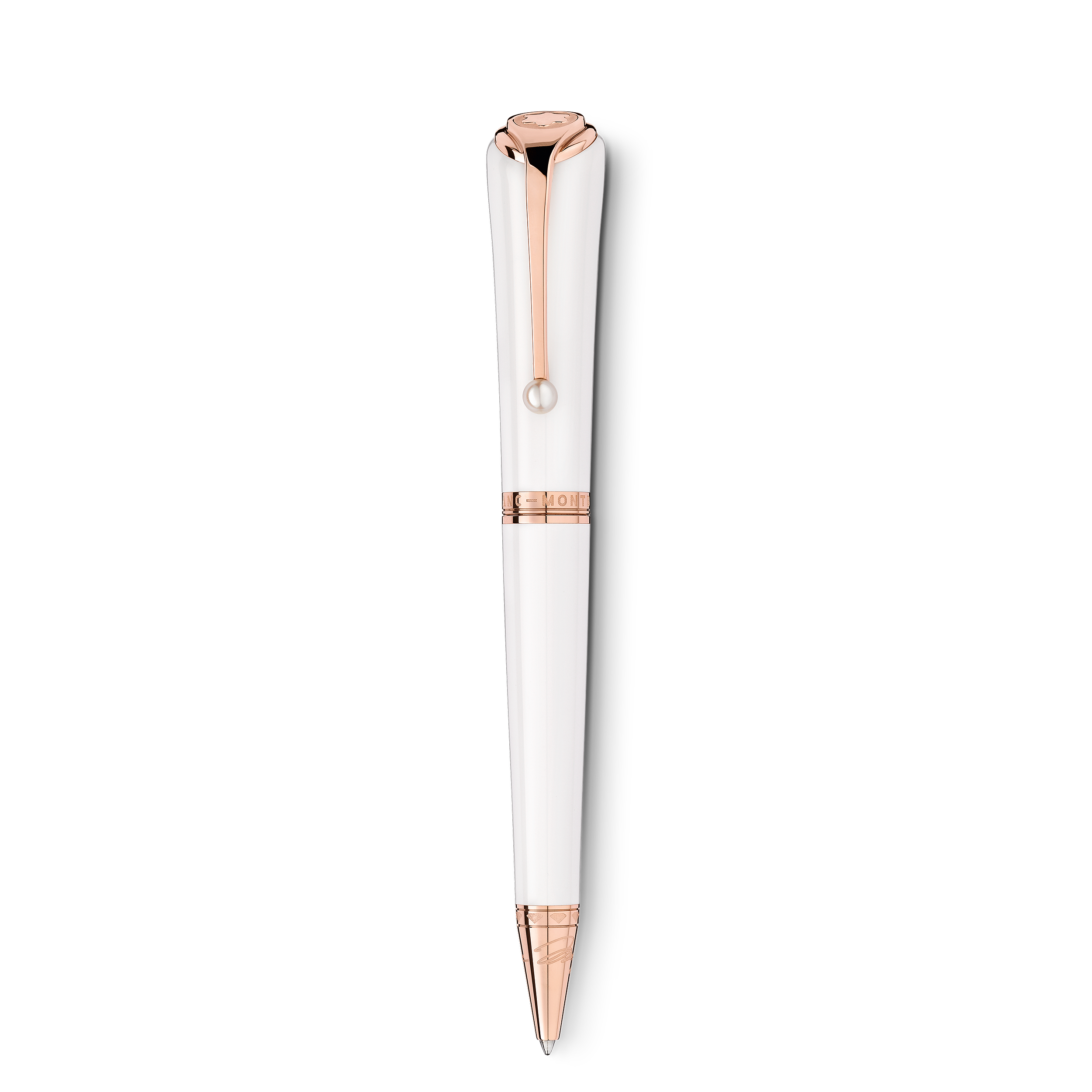  Montblanc - Bolígrafo Edición Especial Marilyn Monroe pearl - Blanco - Resina Preciosa - Mb132122 - Bolígrafos 