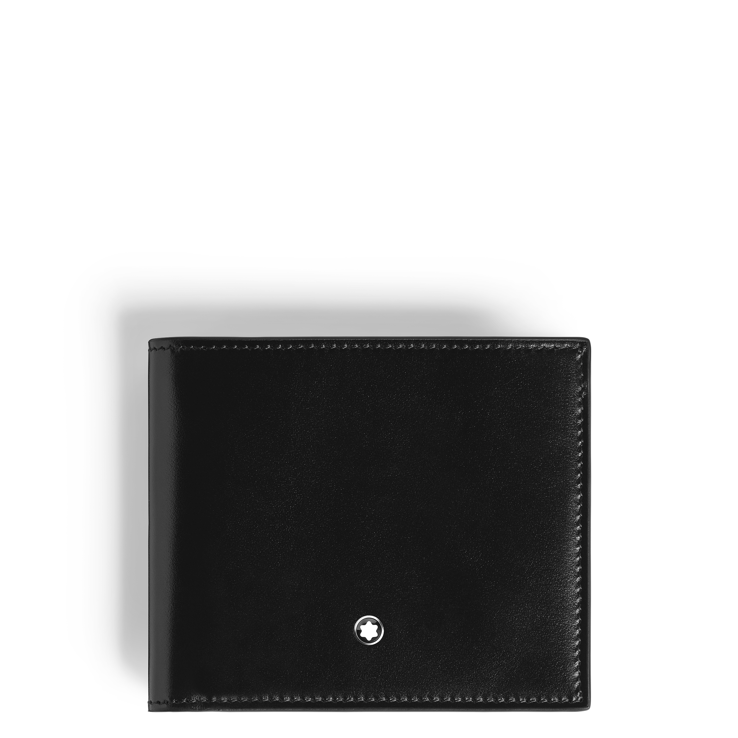 Montblanc - Wallet 8Cc In Meisterstück Leather - Leather - Mb221324 - Wallets Men's Black/Blue
