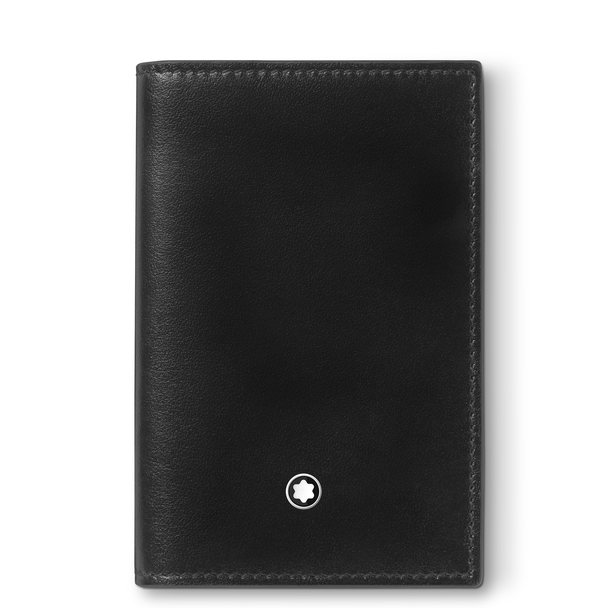 Montblanc - Card Holder 2Cc In Meisterstück Leather - Leather - Mb198320 - Card Holders   Black