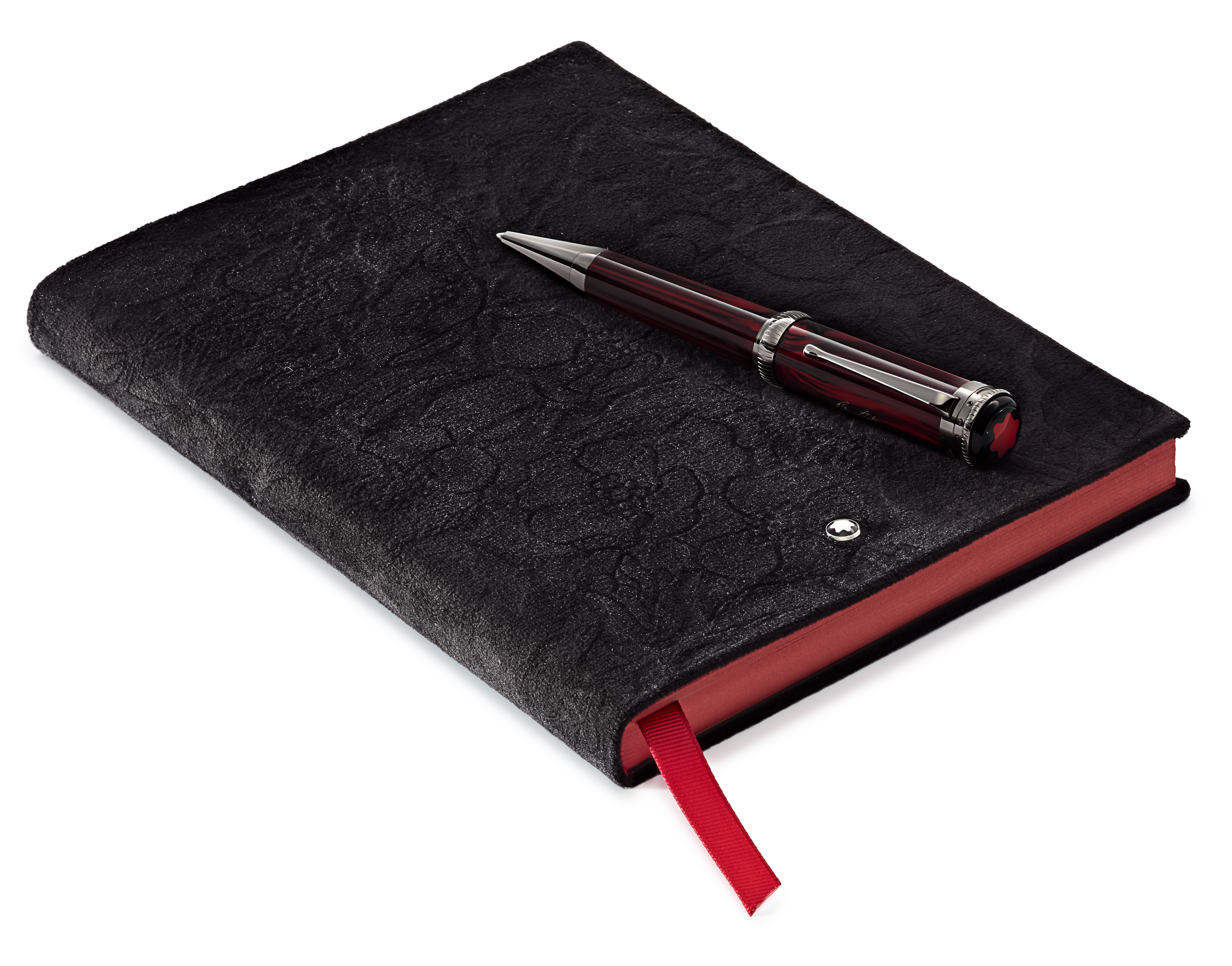  Montblanc - Bolígrafo Writers Edition Homage To Bram Stoker Edición Limitada - Rojo - Resina Preciosa - Mb133420 - Bolígrafos 