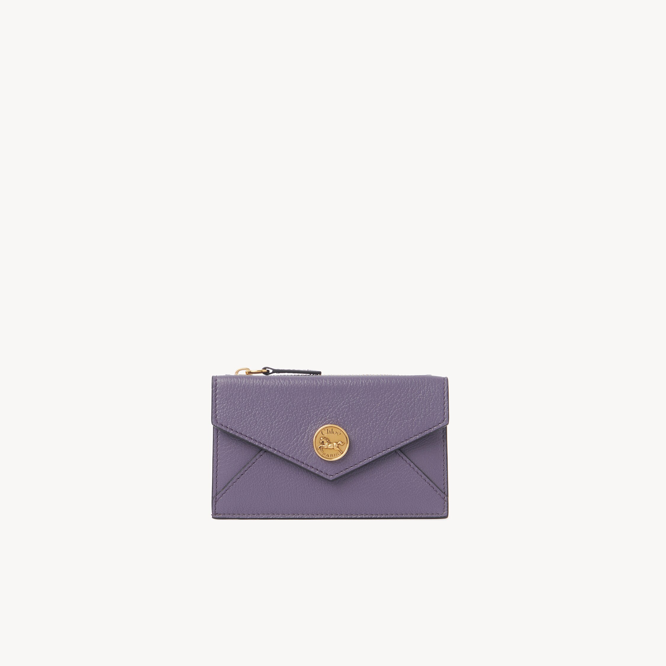 Chloé Small Envelope purse with card slots in grained leather