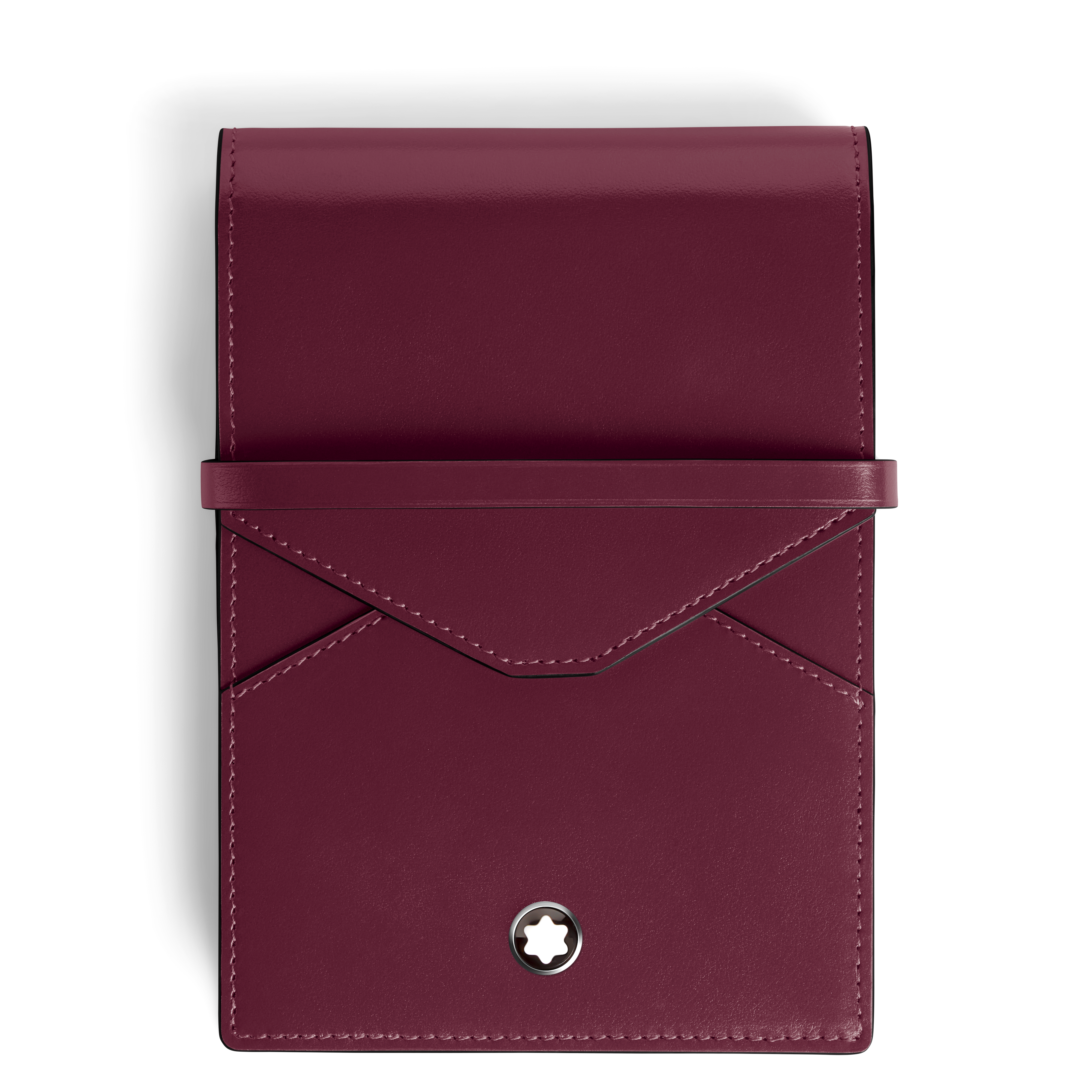 Montblanc - Envelope 5-Pen Pouch - Leather - Mb199336 - Pen Pouches   Cassis