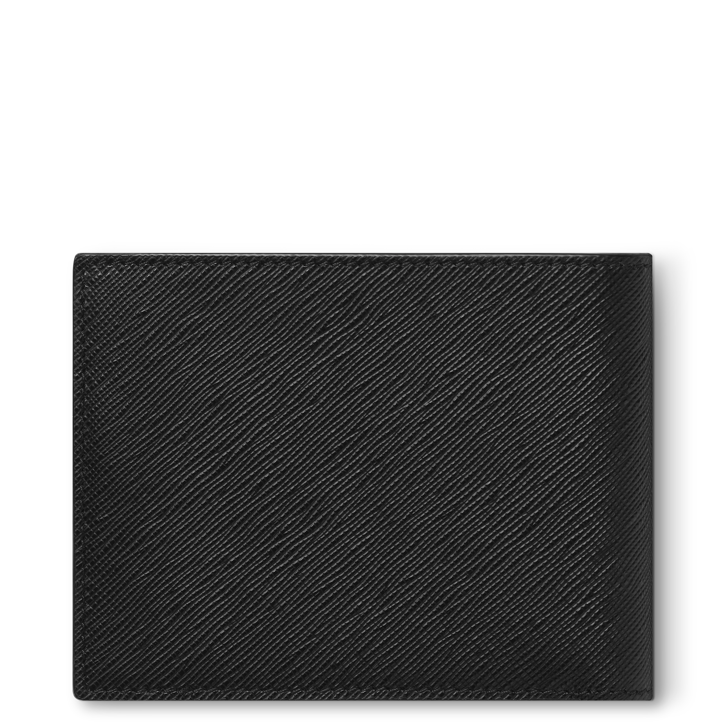  Montblanc - Cartera Para 6 Tarjetas Con 2 Bolsillos Transparentes De Piel Sartorial - Negro - Piel - Mb130318 - Carteras 